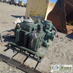 2 EACH. PUMP ASSEMBLY, ELECTRIC MOTORS, 50 GPM