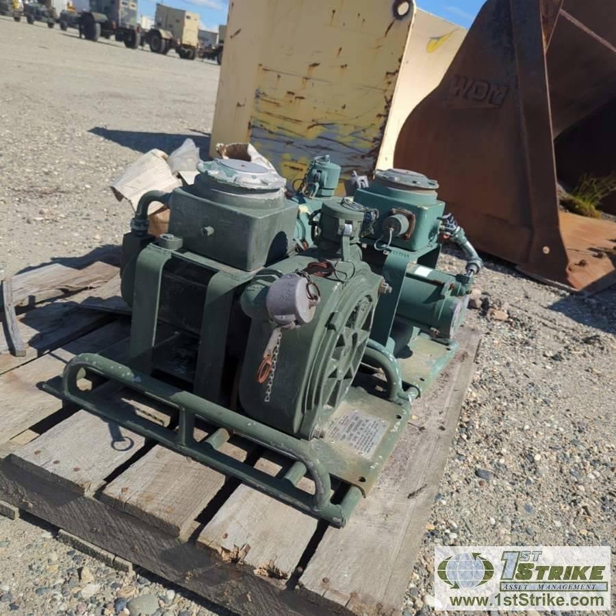 2 EACH. PUMP ASSEMBLY, ELECTRIC MOTORS, 50 GPM