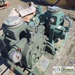 2 EACH. PUMP ASSEMBLY, ELECTRIC MOTORS, 50 GPM
