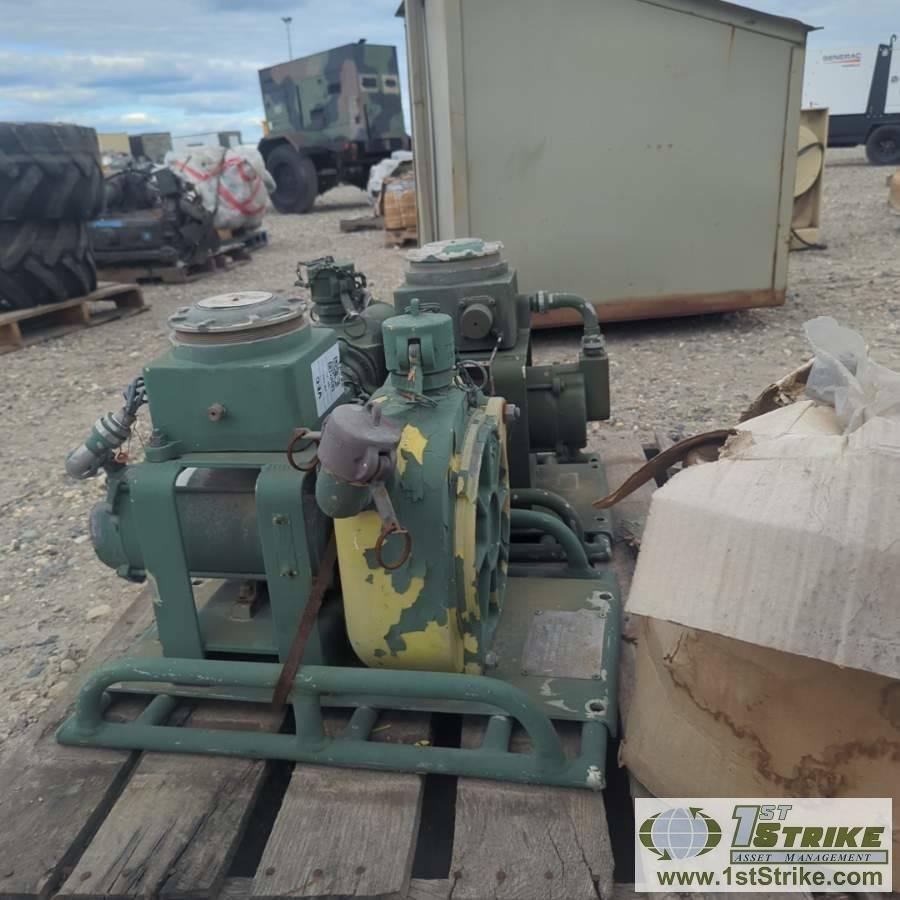 2 EACH. PUMP ASSEMBLY, ELECTRIC MOTORS, 50 GPM