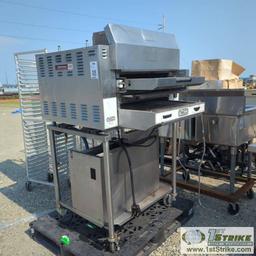 AUTOMATIC BROILER, NIECO BROILVECTION, 220V, 1 PHASE, NATURAL GAS FIRED, CART MOUNTED