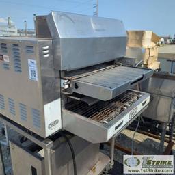 AUTOMATIC BROILER, NIECO BROILVECTION, 220V, 1 PHASE, NATURAL GAS FIRED, CART MOUNTED