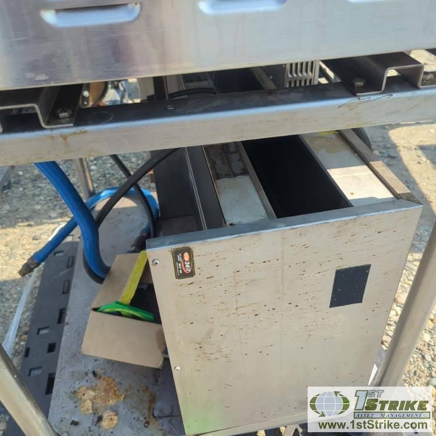 AUTOMATIC BROILER, NIECO BROILVECTION, 220V, 1 PHASE, NATURAL GAS FIRED, CART MOUNTED
