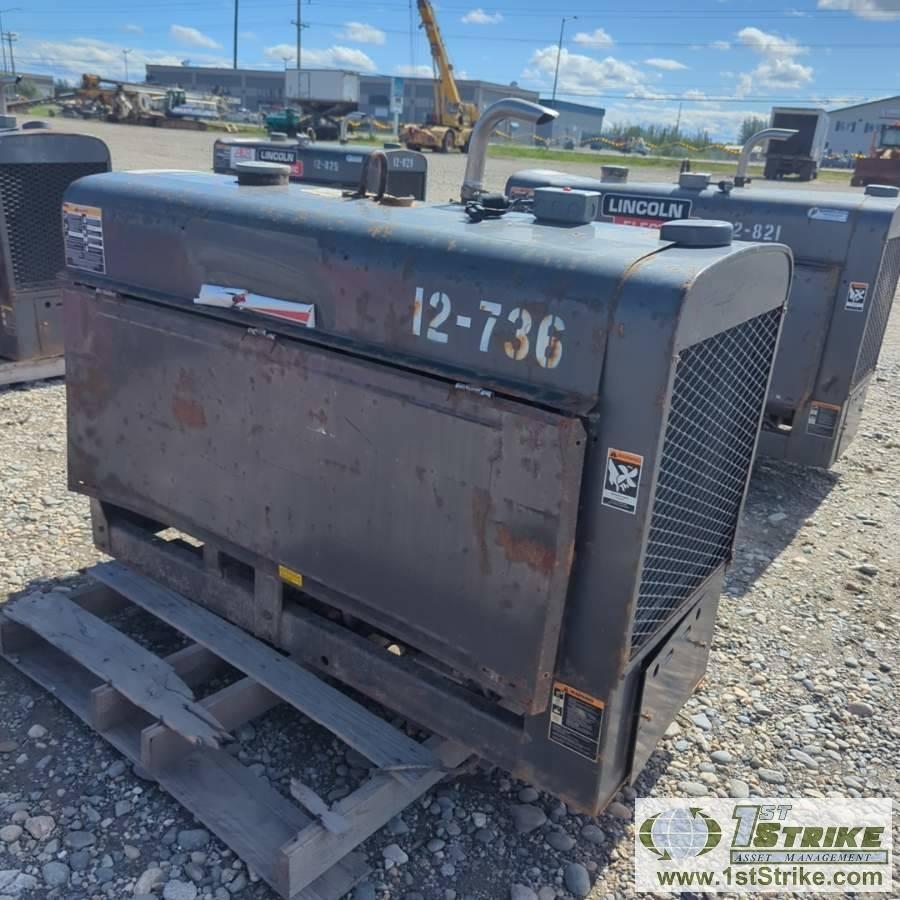 WELDER, LINCOLN CLASSIC 300D, 4 CYLINDER PERKINS DIESEL. UNKNOWN MECHANICAL PROBLEMS
