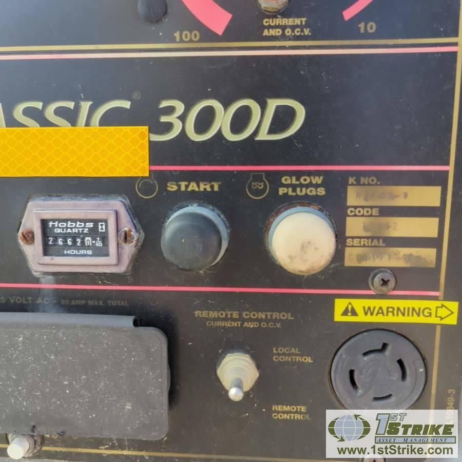 WELDER, LINCOLN CLASSIC 300D, 4 CYLINDER PERKINS DIESEL. UNKNOWN MECHANICAL PROBLEMS