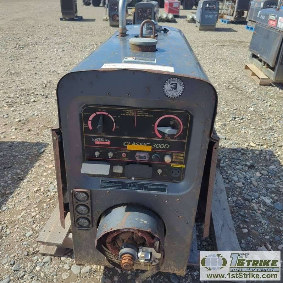 WELDER, LINCOLN CLASSIC 300D, 4 CYLINDER PERKINS DIESEL. UNKNOWN MECHANICAL PROBLEMS