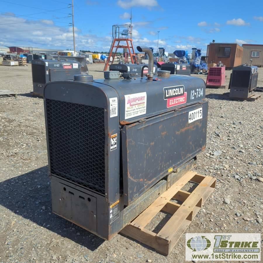 WELDER, LINCOLN CLASSIC 300D, 4 CYLINDER PERKINS DIESEL. UNKNOWN MECHANICAL PROBLEMS