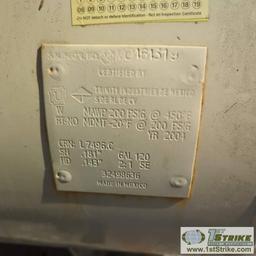 AIR COMPRESSOR, INGERSOLL RAND MODEL 2545 E10, 2 CYLINDER COMPRESSOR