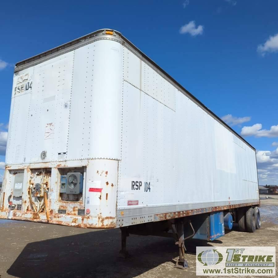 SEMI REEFER VAN TRAILER, 1984 FRUEHAUF MODEL FBZ8-F2-40-ST, TRANDEM AXLE, 68000LB GVWR, 40FT INSULAT