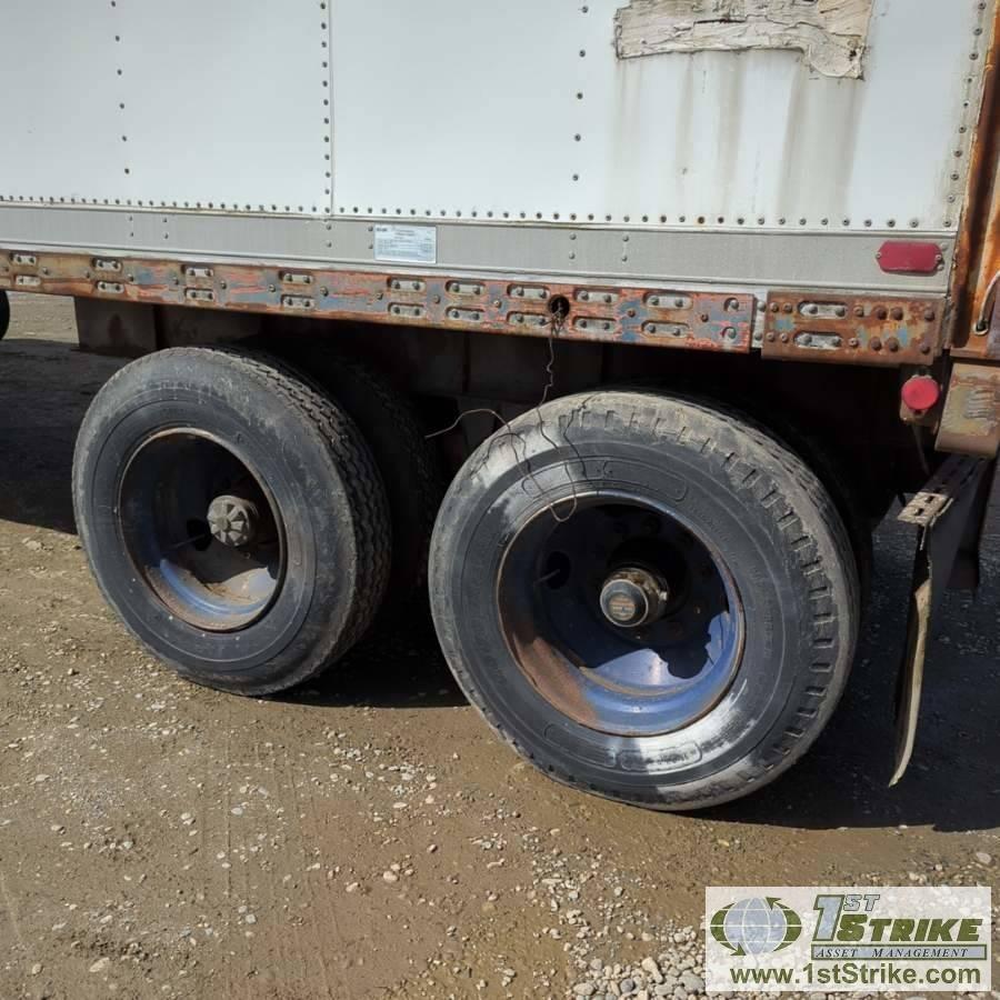 SEMI REEFER VAN TRAILER, 1984 FRUEHAUF MODEL FBZ8-F2-40-ST, TRANDEM AXLE, 68000LB GVWR, 40FT INSULAT