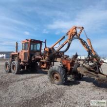 GRADER, CHAMPION WITH BRUSH MOWER ATTACHMENT