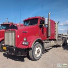 SEMI TRACTOR, 2006 KENWORTH T800, CAT C15, EATON FULLER TRANSMISSION, TANDEM REAR AXLES WITH ADDITIO