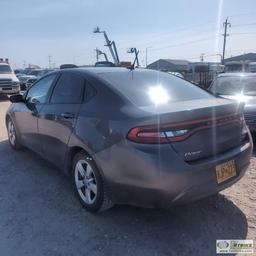 2015 DODGE DART SXT, 2.4L GAS, FWD, 4-DOOR. UNKNOWN MECHANICAL PROBLEMS