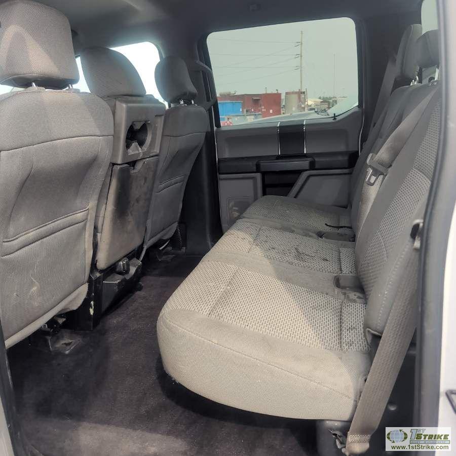 2016 FORD F-150, 2.7L ECOBOOST, 4X4, CREW CAB, SHORT BED. UNKNOWN MECHANICAL PROBLEMS. HEADGASKET LE