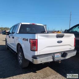 2016 FORD F-150, 2.7L ECOBOOST, 4X4, CREW CAB, SHORT BED. UNKNOWN MECHANICAL PROBLEMS. HEADGASKET LE