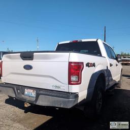 2016 FORD F-150, 2.7L ECOBOOST, 4X4, CREW CAB, SHORT BED. UNKNOWN MECHANICAL PROBLEMS. HEADGASKET LE