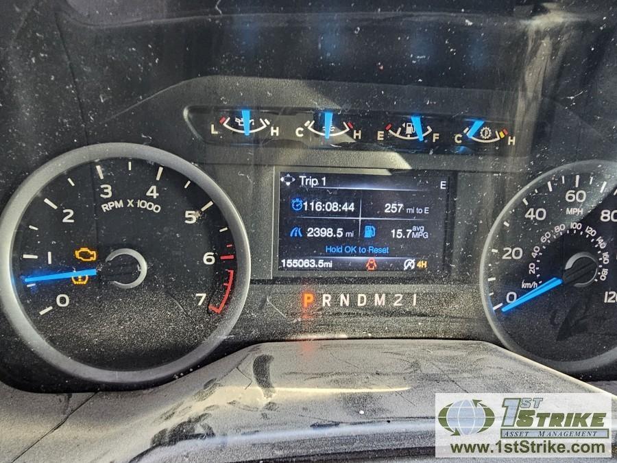 2016 FORD F-150, 2.7L ECOBOOST, 4X4, CREW CAB, SHORT BED. UNKNOWN MECHANICAL PROBLEMS. HEADGASKET LE