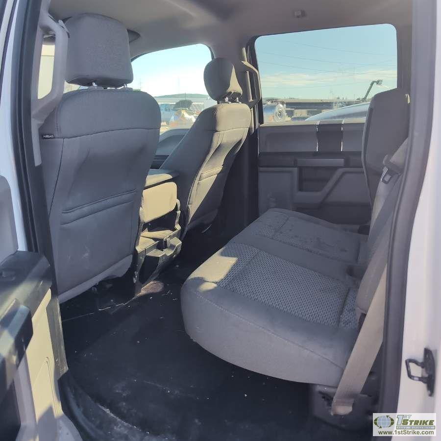 2016 FORD F-150, 2.7L ECOBOOST, 4X4, CREW CAB, SHORT BED. UNKNOWN MECHANICAL PROBLEMS. HEADGASKET LE