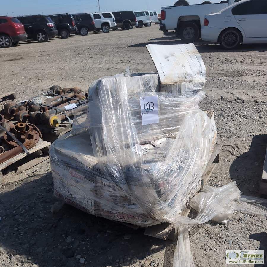 1 PALLET. MISC PARTS, INCL: 2EA DETROIT DIESEL TURBOS