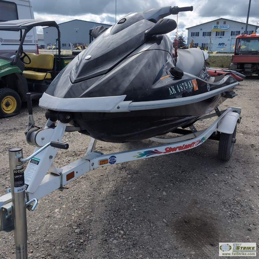 PERSONAL WATER CRAFT, 2010 YAMAHA WAVE RUNNER VX DELUXE, 1000CC, W/SINGLE AXLE 2003  TRAILER