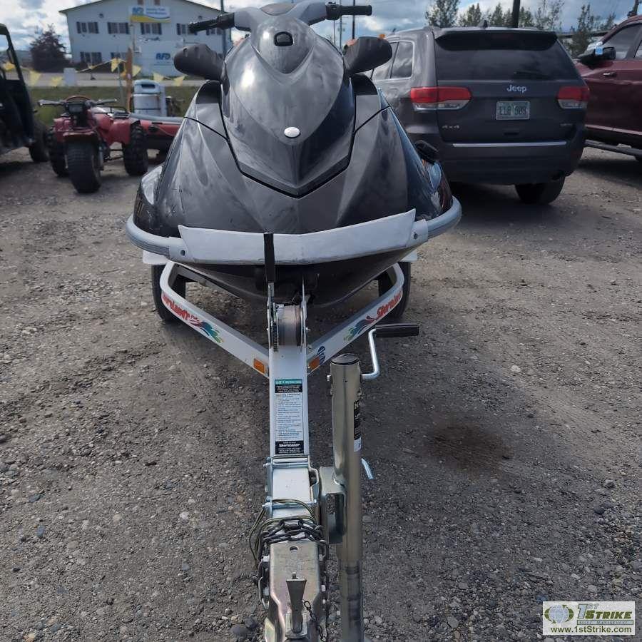 PERSONAL WATER CRAFT, 2010 YAMAHA WAVE RUNNER VX DELUXE, 1000CC, W/SINGLE AXLE 2003  TRAILER