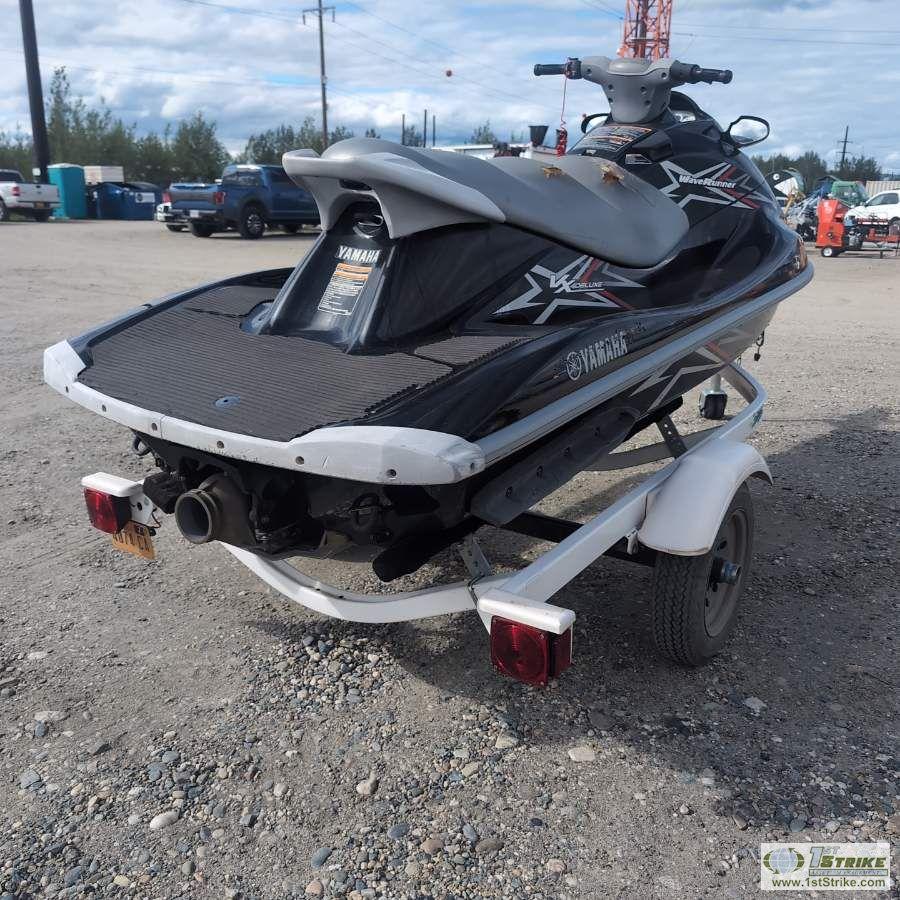 PERSONAL WATER CRAFT, 2010 YAMAHA WAVE RUNNER VX DELUXE, 1000CC, W/SINGLE AXLE 2003  TRAILER