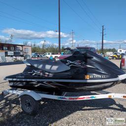 PERSONAL WATER CRAFT, 2010 YAMAHA WAVE RUNNER VX DELUXE, 1000CC, W/SINGLE AXLE 2003  TRAILER