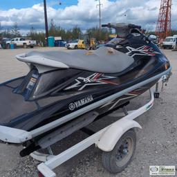 PERSONAL WATER CRAFT, 2010 YAMAHA WAVE RUNNER VX DELUXE, 1000CC, W/SINGLE AXLE 2003  TRAILER