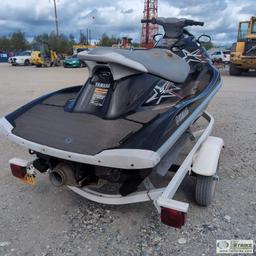 PERSONAL WATER CRAFT, 2010 YAMAHA WAVE RUNNER VX DELUXE, 1000CC, W/SINGLE AXLE 2003  TRAILER