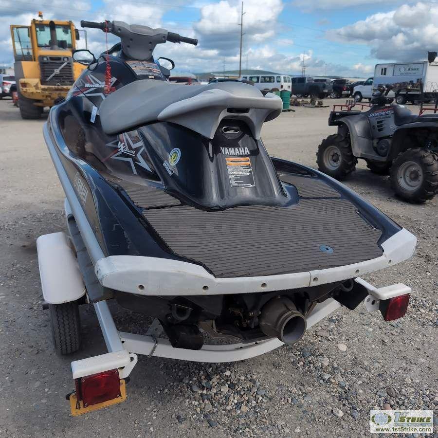 PERSONAL WATER CRAFT, 2010 YAMAHA WAVE RUNNER VX DELUXE, 1000CC, W/SINGLE AXLE 2003  TRAILER