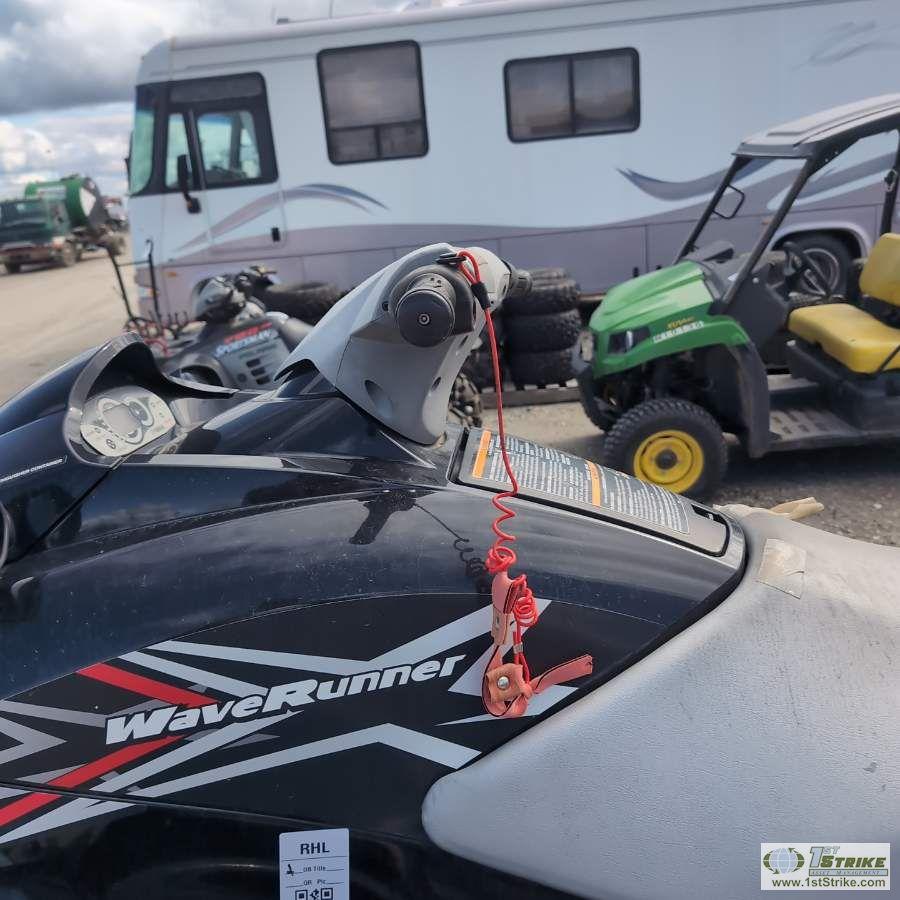 PERSONAL WATER CRAFT, 2010 YAMAHA WAVE RUNNER VX DELUXE, 1000CC, W/SINGLE AXLE 2003  TRAILER