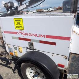 LIGHT PLANT, MAGNUM MODEL MLT5080KMH, 3 CYLINDER KUBOTA DIESEL ENGINE, 8KW, 8KVA GENERATOR, SINGLE A