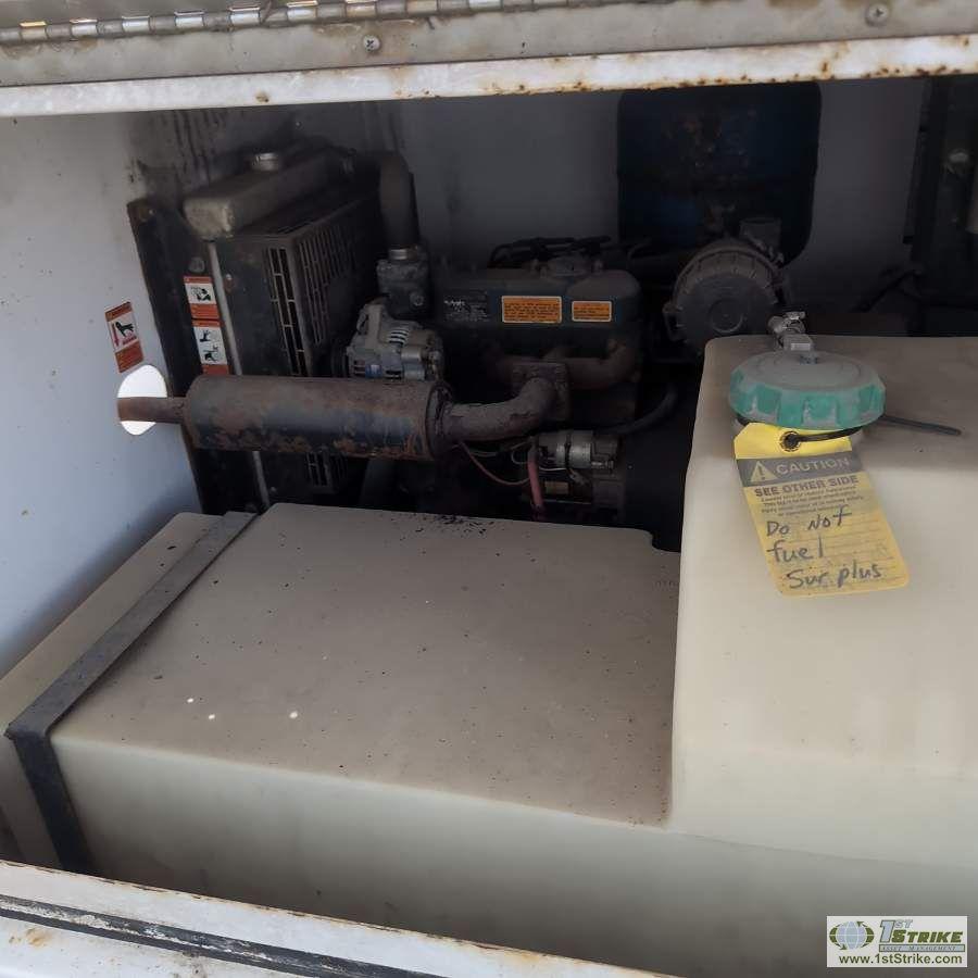 LIGHT PLANT, MAGNUM MODEL MLT5080KMH, 3 CYLINDER KUBOTA DIESEL ENGINE, 8KW, 8KVA GENERATOR, SINGLE A