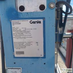 MANLIFT, 2004 GENIE GR-15 RUNABOUT, 85-264 VOLT AC INPUT, 24V DC, 15FT 2IN MAX PLATFORM HEIGHT, 350L