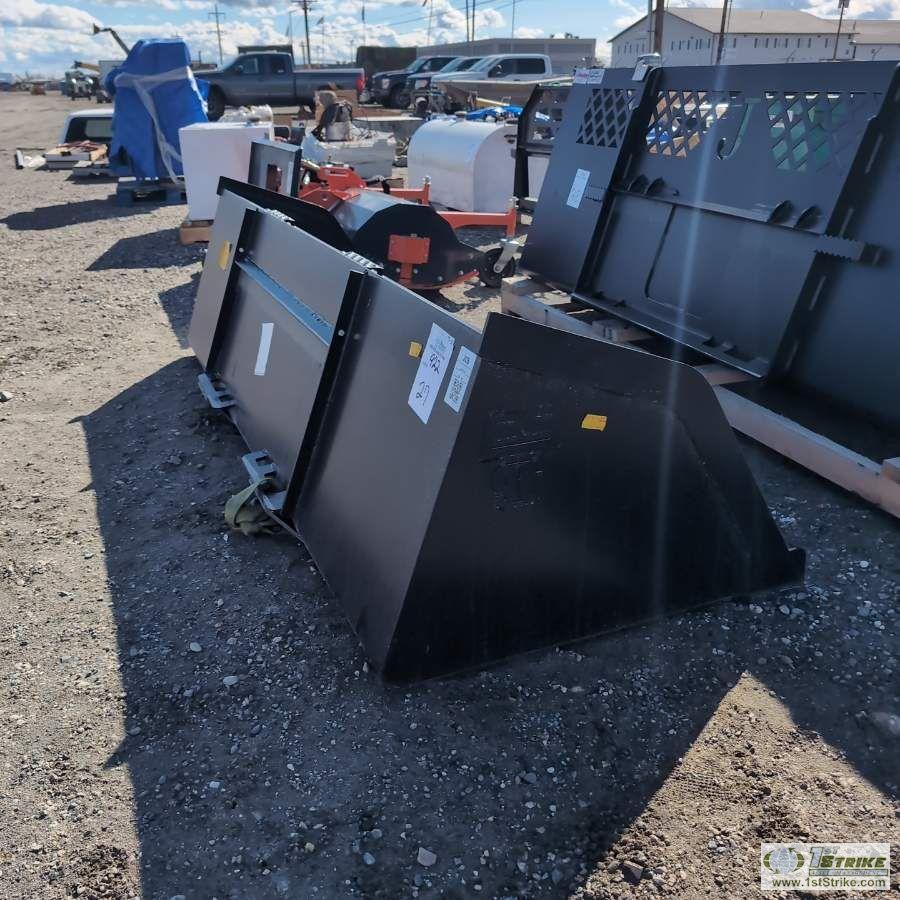 SKIDSTEER ATTACHMENT, ES SNOW BUCKET, 96IN. ITEM APPEARS UNUSED