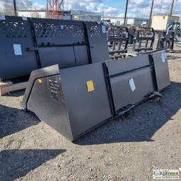 SKIDSTEER ATTACHMENT, ES SNOW BUCKET, 96IN. ITEM APPEARS UNUSED