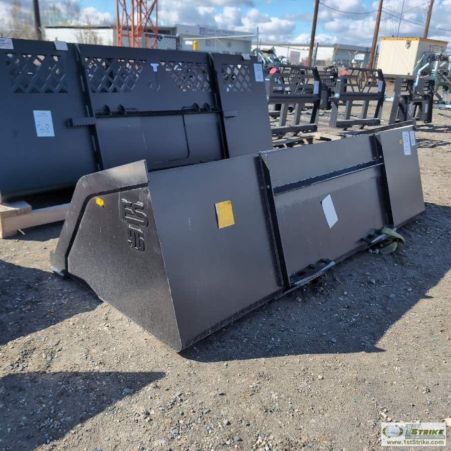 SKIDSTEER ATTACHMENT, ES SNOW BUCKET, 96IN. ITEM APPEARS UNUSED