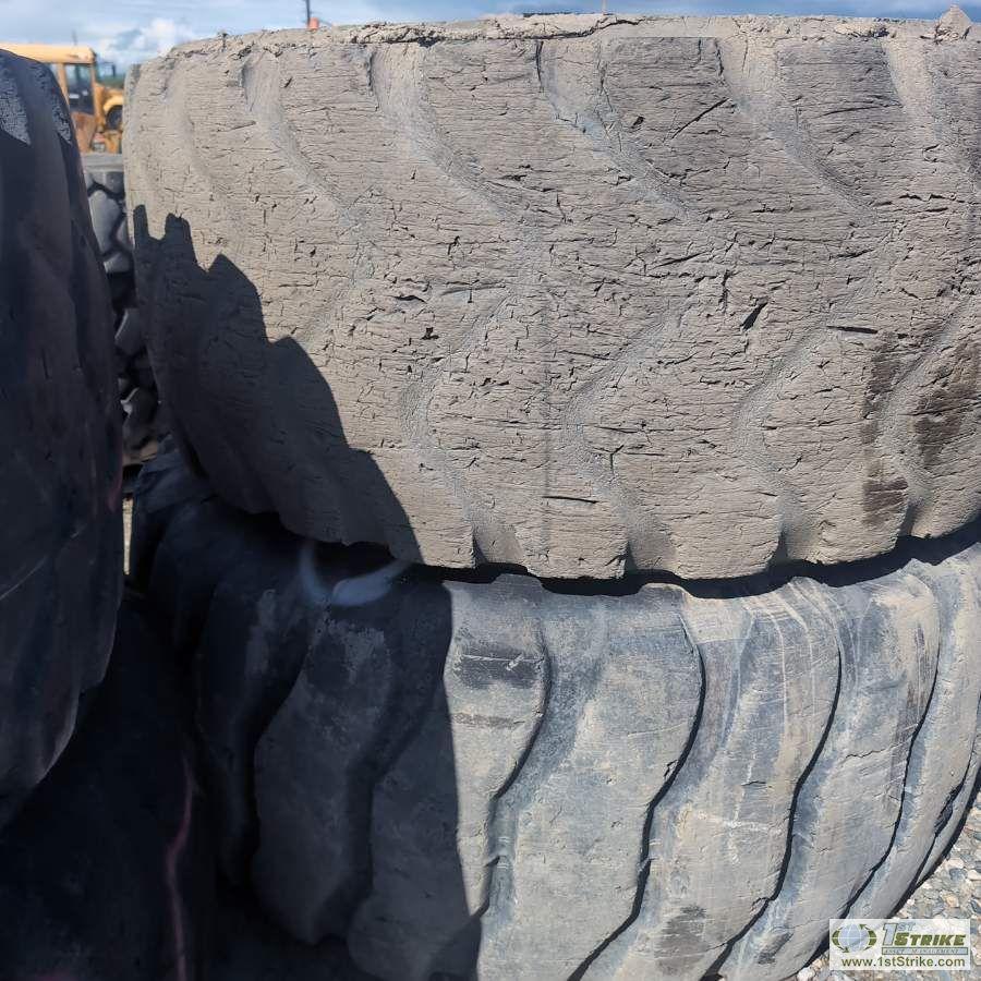 4 EACH. HEAVY EQUIPMENT TIRES, 29.5R25. CONDITION UNKNOWN
