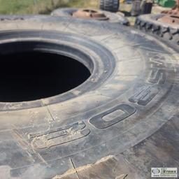 4 EACH. HEAVY EQUIPMENT TIRES, 29.5R25. CONDITION UNKNOWN