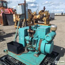 GENERATOR, ONAN MODEL 6 ODJE/2236 AE, 6KW, 6KVA, 120/240 VOLT SINGLE PHASE,