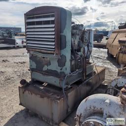 GENERATOR, 30KW, 37KVA, 120/208 VOLT, DETROIT DIESEL, SKID MOUNTED. UNKNOWN MECHANICAL PROBLEMS, PAR