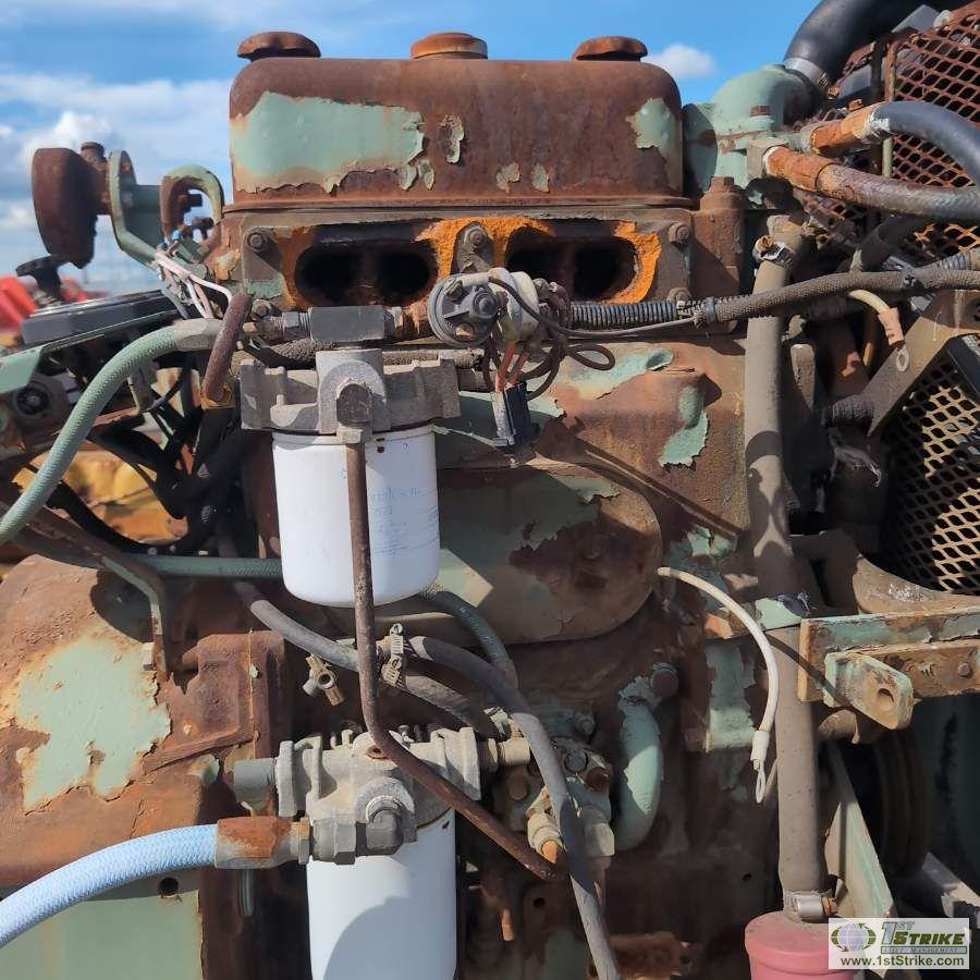 GENERATOR, 30KW, 37KVA, 120/208 VOLT, DETROIT DIESEL, SKID MOUNTED. UNKNOWN MECHANICAL PROBLEMS, PAR