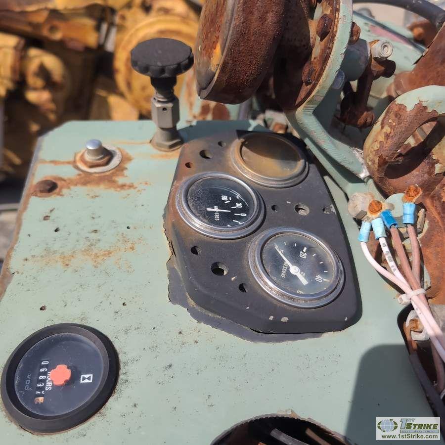 GENERATOR, 30KW, 37KVA, 120/208 VOLT, DETROIT DIESEL, SKID MOUNTED. UNKNOWN MECHANICAL PROBLEMS, PAR