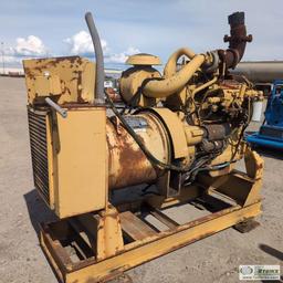 GENERATOR, CATERPILLAR, 50KW, 62.5KVA, 120/240 VOLT SINGLE PHASE, 83KW, 103.6KVA, 3 PHASE, CAT 3304B