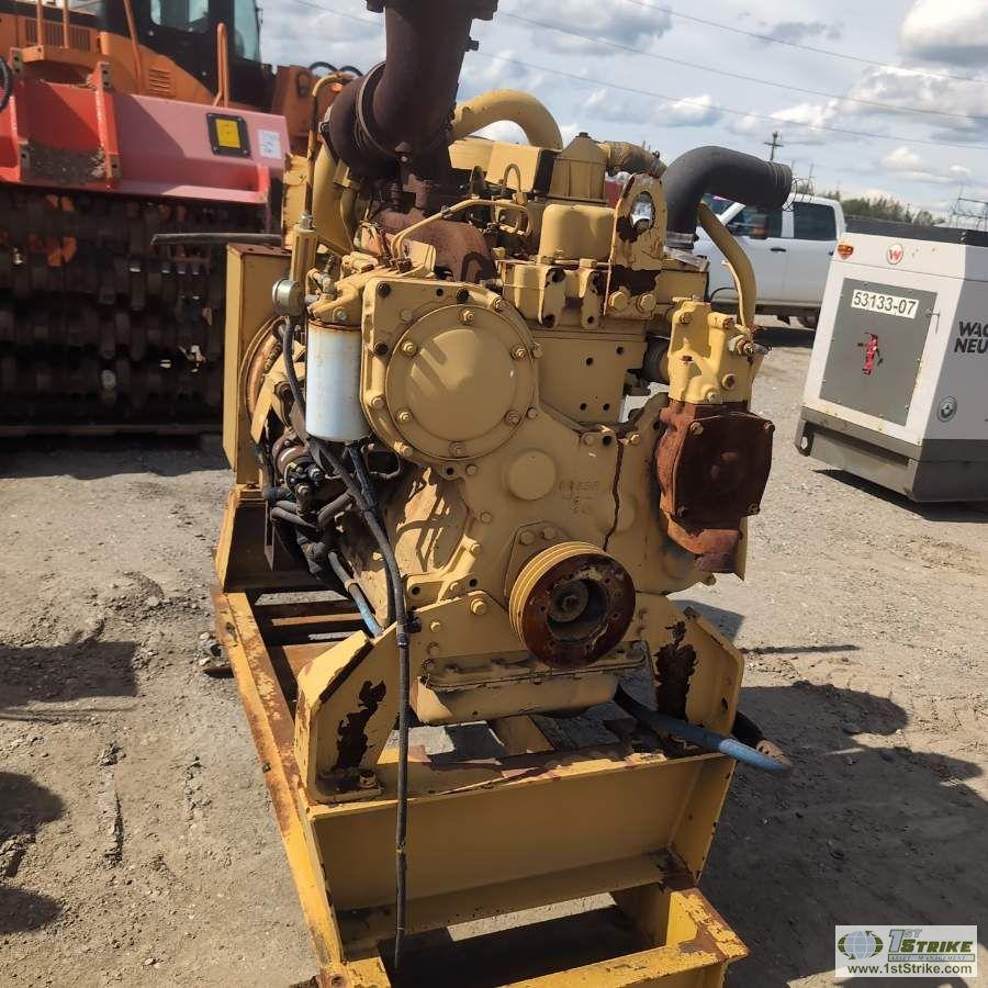 GENERATOR, CATERPILLAR, 50KW, 62.5KVA, 120/240 VOLT SINGLE PHASE, 83KW, 103.6KVA, 3 PHASE, CAT 3304B