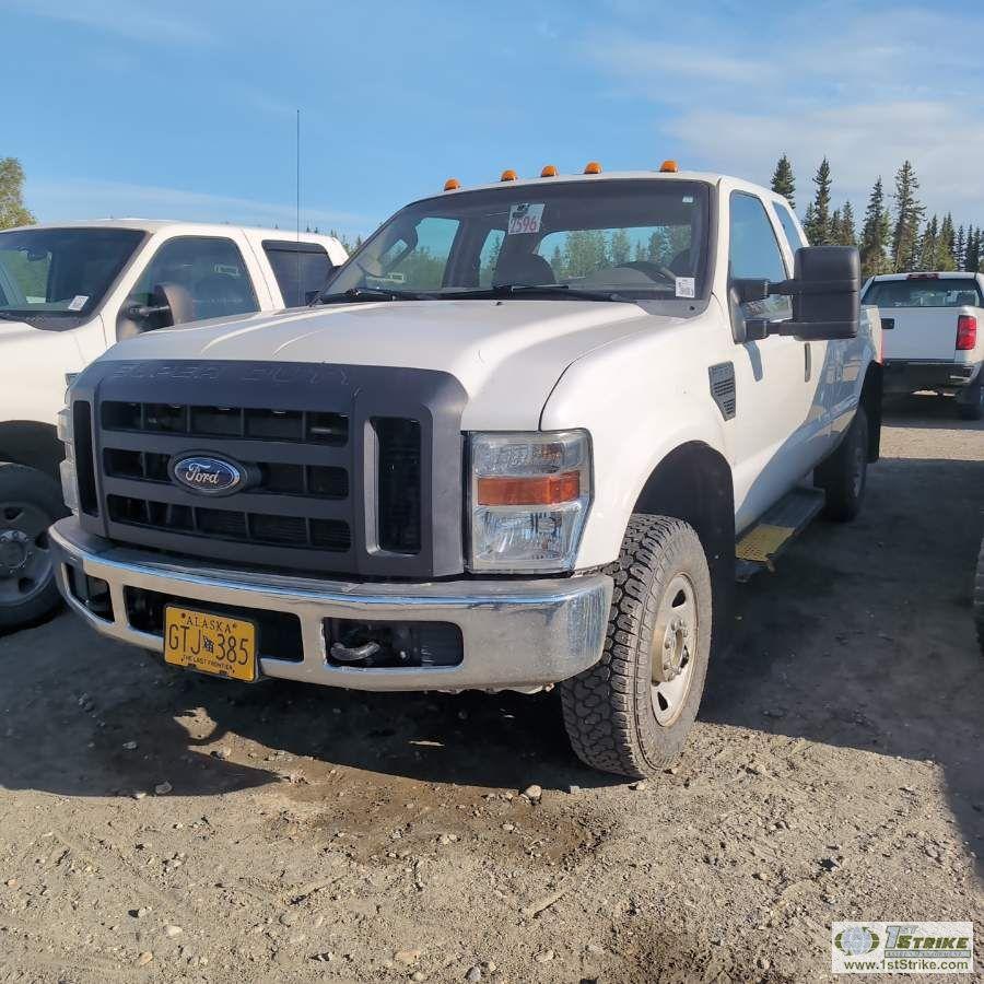 2009 FORD F-350 SUPERDUTY XL, 6.8L TRITON, 4X4, EXTENDED CAB, LONG BED