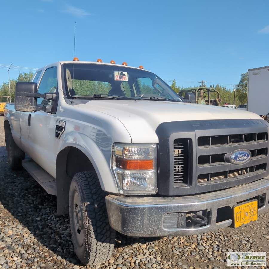 2009 FORD F-350 SUPERDUTY XL, 6.8L TRITON, 4X4, EXTENDED CAB, LONG BED