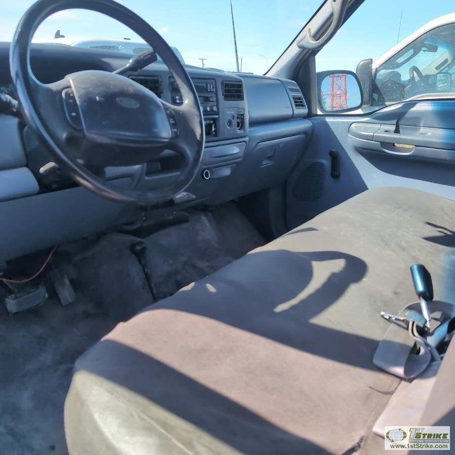 1999 FORD F-250 SUPERDUTY XL, 7.3L POWERSTROKE, 4X4, EXTENDED CAB, LONG BED WITH GOOSENECK HITCH