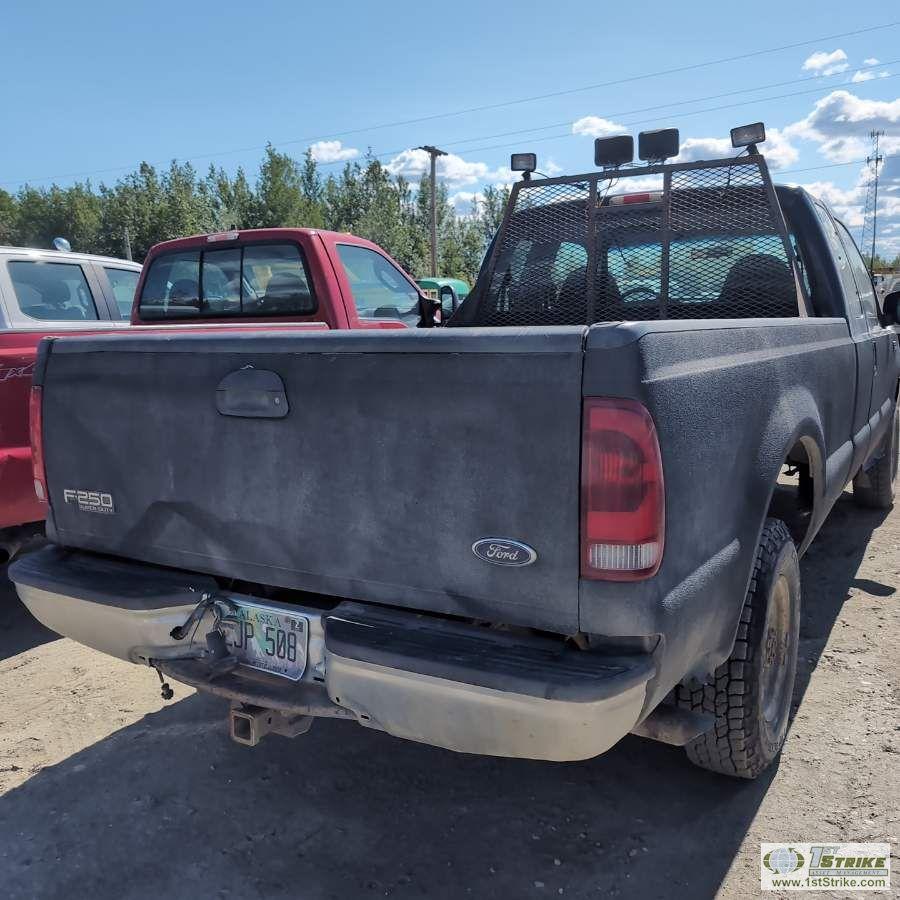 1999 FORD F-250 SUPERDUTY XL, 7.3L POWERSTROKE, 4X4, EXTENDED CAB, LONG BED WITH GOOSENECK HITCH