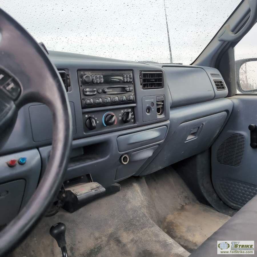 1999 FORD F-250 SUPERDUTY XL, 7.3L POWERSTROKE, 4X4, EXTENDED CAB, LONG BED WITH GOOSENECK HITCH